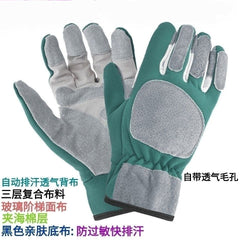 Breathable Soft Pigskin Work Gloves for Gardening