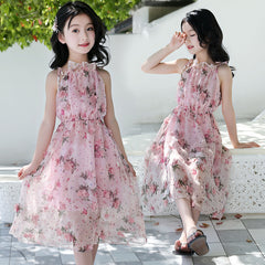 Girls' Bohemian Summer Dress