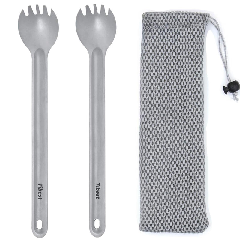 Titanium Spork Long Handle