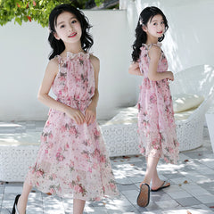 Girls' Bohemian Summer Dress