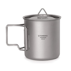 Outdoor Titanium Mug with Lid