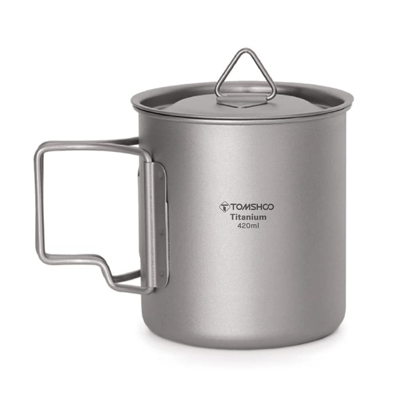 Outdoor Titanium Mug with Lid