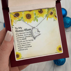 To My Bonus Mom Forever Love Necklace