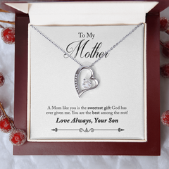To My Mom, Love Always, Your Son Forever Love Necklace
