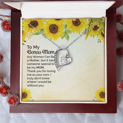 To My Bonus Mom Forever Love Necklace