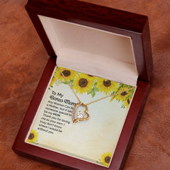 To My Bonus Mom Forever Love Necklace