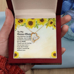 To My Bonus Mom Forever Love Necklace