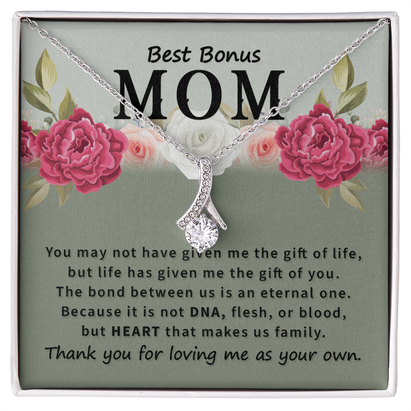 Best Bonus Mom Alluring Love Necklace