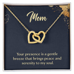 Mom Interlocking Hearts Necklace
