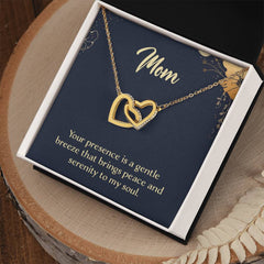 Mom Interlocking Hearts Necklace