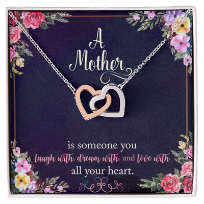 A Mother Interlocking Hearts Necklace
