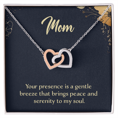 Mom Interlocking Hearts Necklace