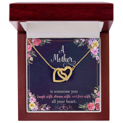 A Mother Interlocking Hearts Necklace