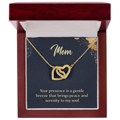 Mom Interlocking Hearts Necklace