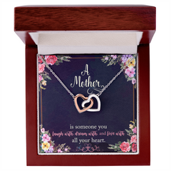 A Mother Interlocking Hearts Necklace