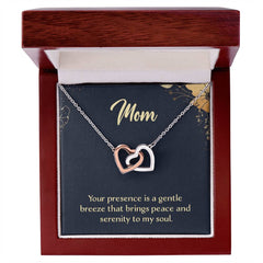 Mom Interlocking Hearts Necklace