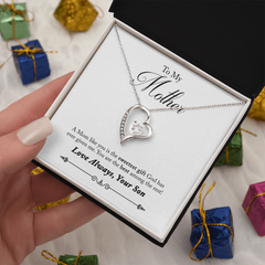 To My Mom, Love Always, Your Son Forever Love Necklace