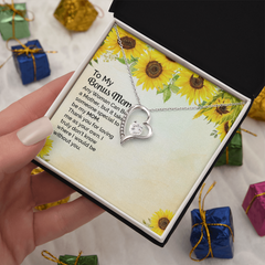 To My Bonus Mom Forever Love Necklace
