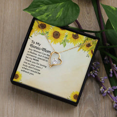 To My Bonus Mom Forever Love Necklace