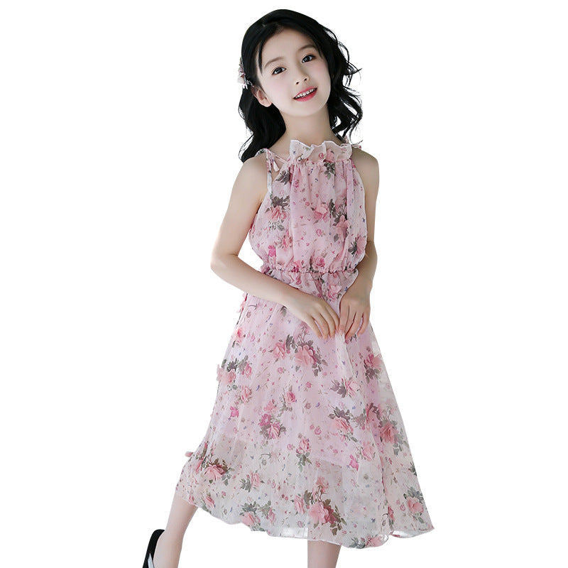 Girls' Bohemian Summer Dress